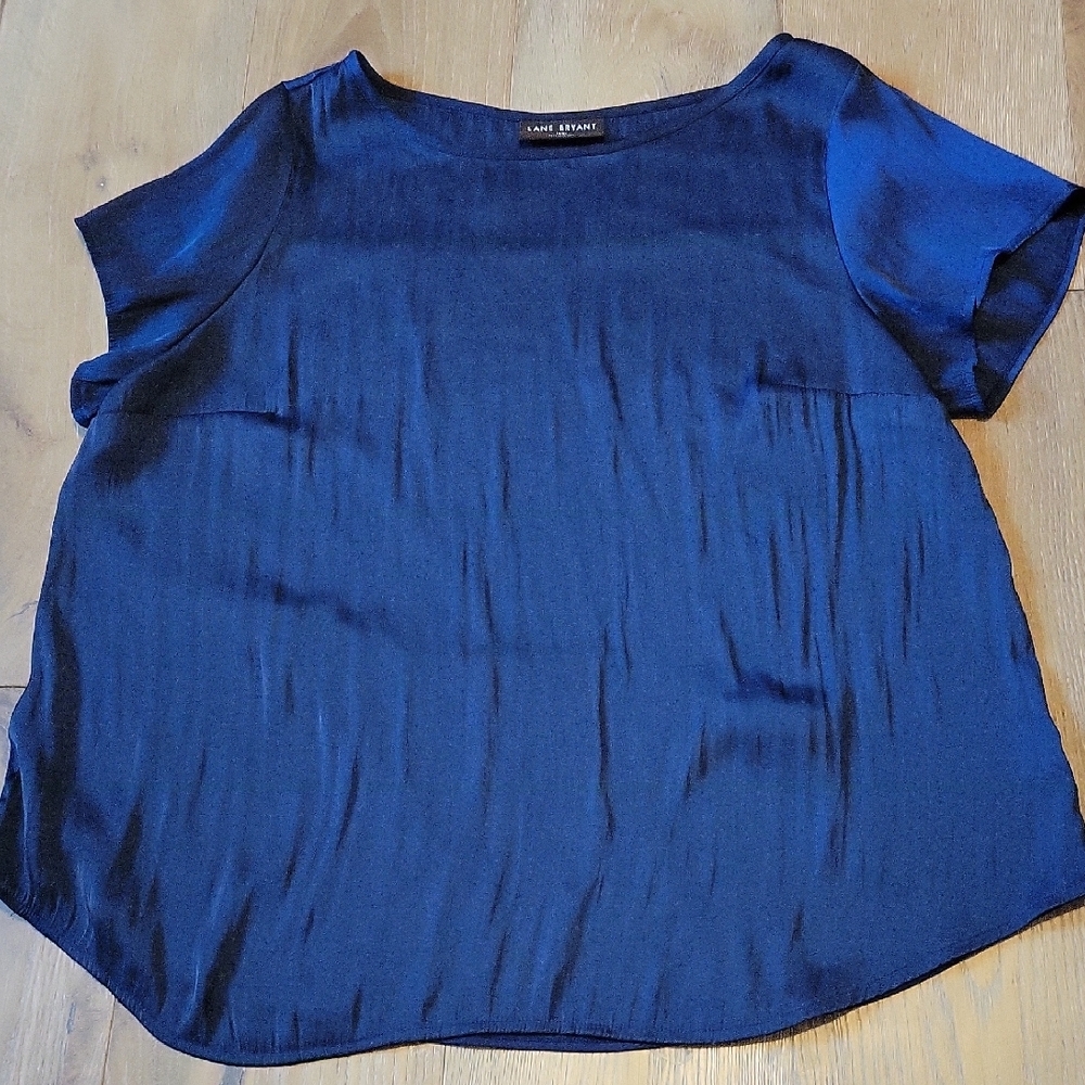 Lane Bryant Dark Blue Plus 14/16 Top